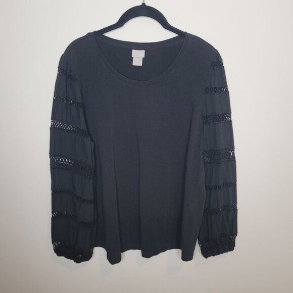 Chico's Blouse Womens 2 (Large) - Picture 1 of 6